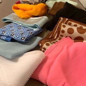 Vintage purse twillys/neck scarves